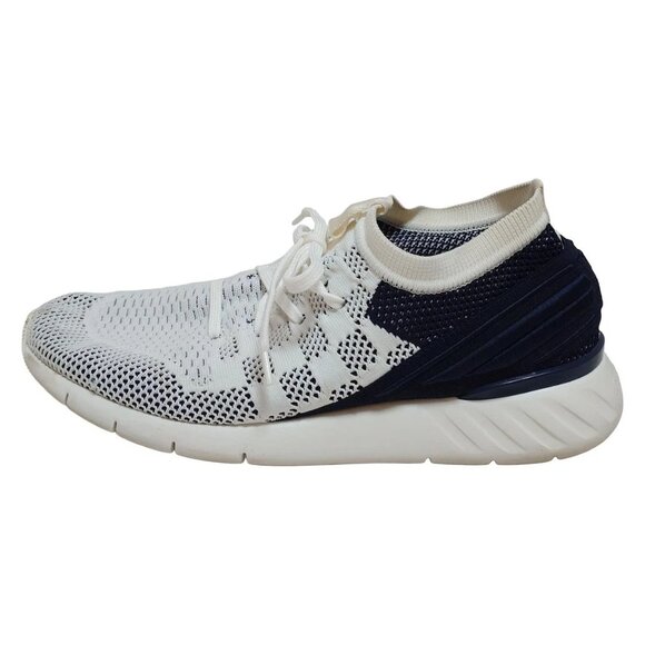 LOUIS VUITTON - White Navy Unconfirmed Men's Sneakers Chemical Fiber 323-071325 - Picture 1 of 6